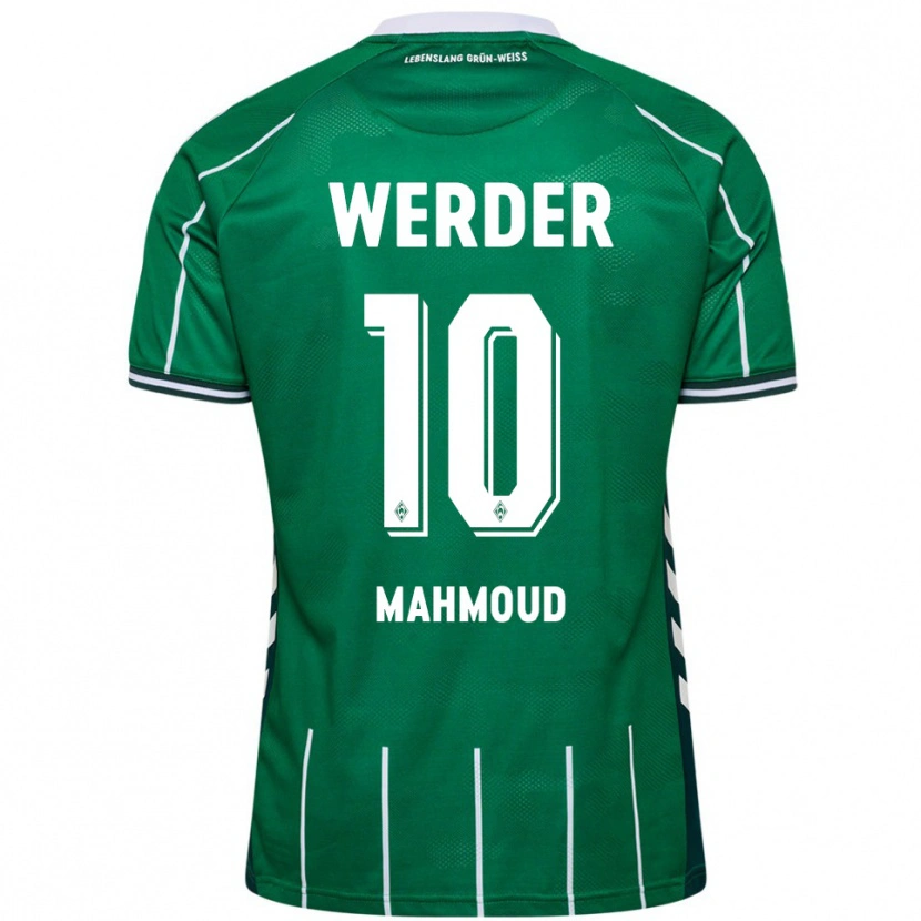 Danxen Hombre Camiseta Tuana Mahmoud #10 Verde Blanco 1ª Equipación 2025/26 La Camisa México