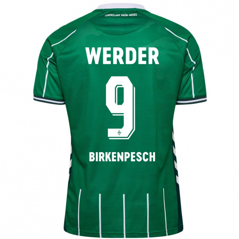 Danxen Hombre Camiseta Noah Birkenpesch #9 Verde Blanco 1ª Equipación 2025/26 La Camisa México