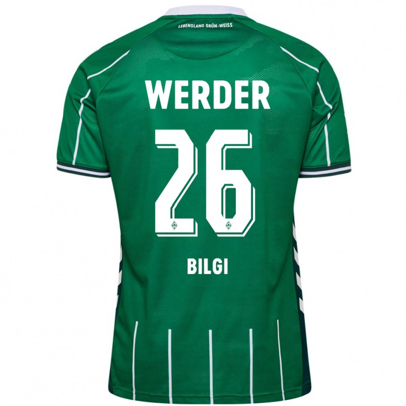 Danxen Hombre Camiseta Süleyman Bilgi #26 Verde Blanco 1ª Equipación 2025/26 La Camisa México