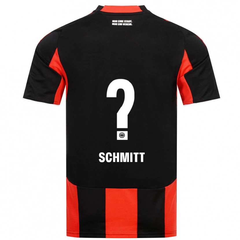 Danxen Hombre Camiseta Jonathan Schmitt #0 Negro Rojo 1ª Equipación 2025/26 La Camisa México