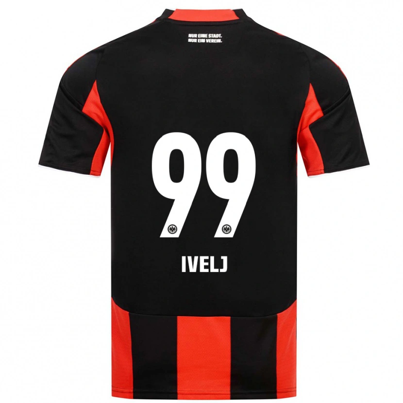 Danxen Hombre Camiseta Noemi Ivelj #99 Negro Rojo 1ª Equipación 2025/26 La Camisa México