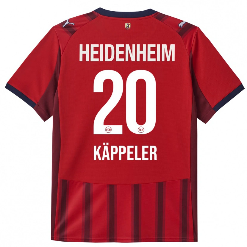 Danxen Hombre Camiseta Lina Käppeler #20 Rojo Marino 1ª Equipación 2025/26 La Camisa México