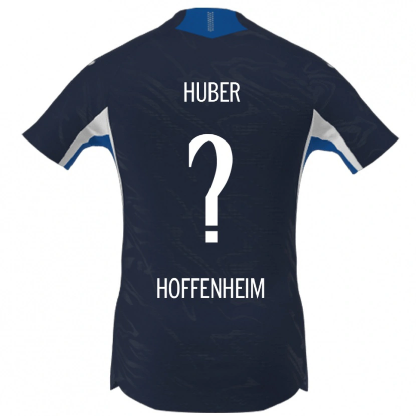 Danxen Hombre Camiseta Benedikt Huber #0 Marino Blanco 1ª Equipación 2025/26 La Camisa México