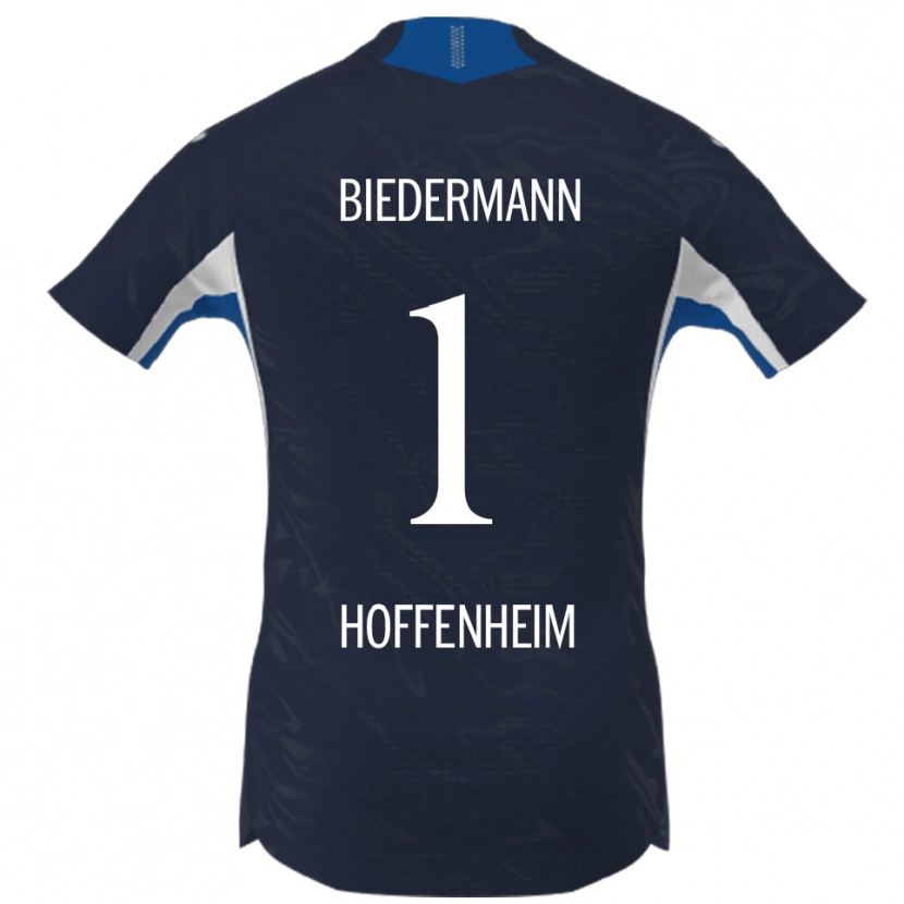 Danxen Hombre Camiseta Nico Biedermann #1 Marino Blanco 1ª Equipación 2025/26 La Camisa México
