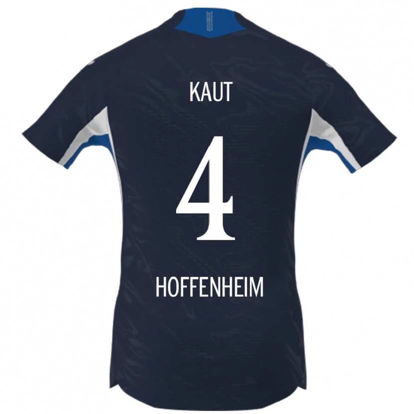 Danxen Hombre Camiseta Lisann Kaut #4 Marino Blanco 1ª Equipación 2025/26 La Camisa México