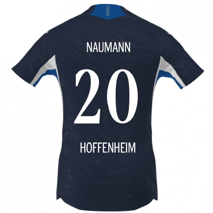 Danxen Hombre Camiseta Maxim Naumann #20 Marino Blanco 1ª Equipación 2025/26 La Camisa México