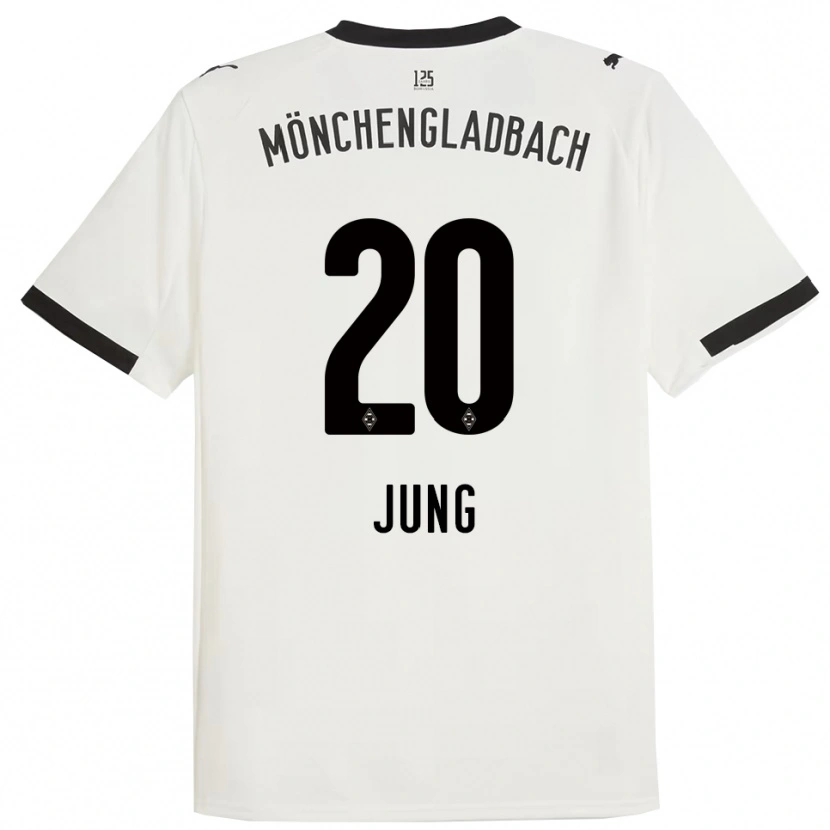 Danxen Hombre Camiseta In-Gyom Jung #20 Blanco Negro 1ª Equipación 2025/26 La Camisa México