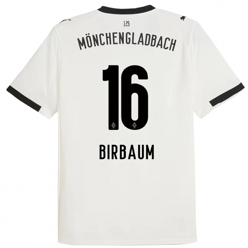 Danxen Hombre Camiseta Anne Birbaum #16 Blanco Negro 1ª Equipación 2025/26 La Camisa México
