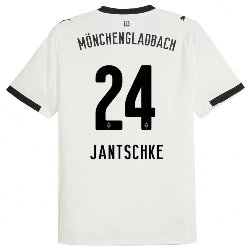 Danxen Hombre Camiseta Tony Jantschke #24 Blanco Negro 1ª Equipación 2025/26 La Camisa México