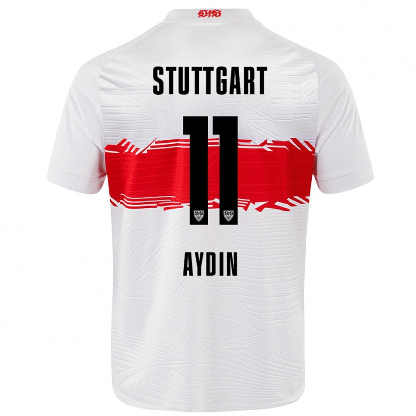 Danxen Hombre Camiseta Ali Aydin #11 Blanco Rojo 1ª Equipación 2025/26 La Camisa México