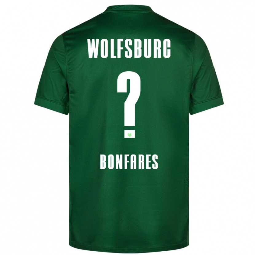 Danxen Hombre Camiseta Marouan Bonfares #0 Verde Blanco 1ª Equipación 2025/26 La Camisa México