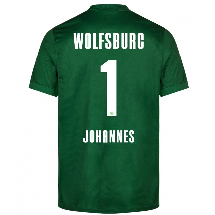Danxen Hombre Camiseta Stina Johannes #1 Verde Blanco 1ª Equipación 2025/26 La Camisa México