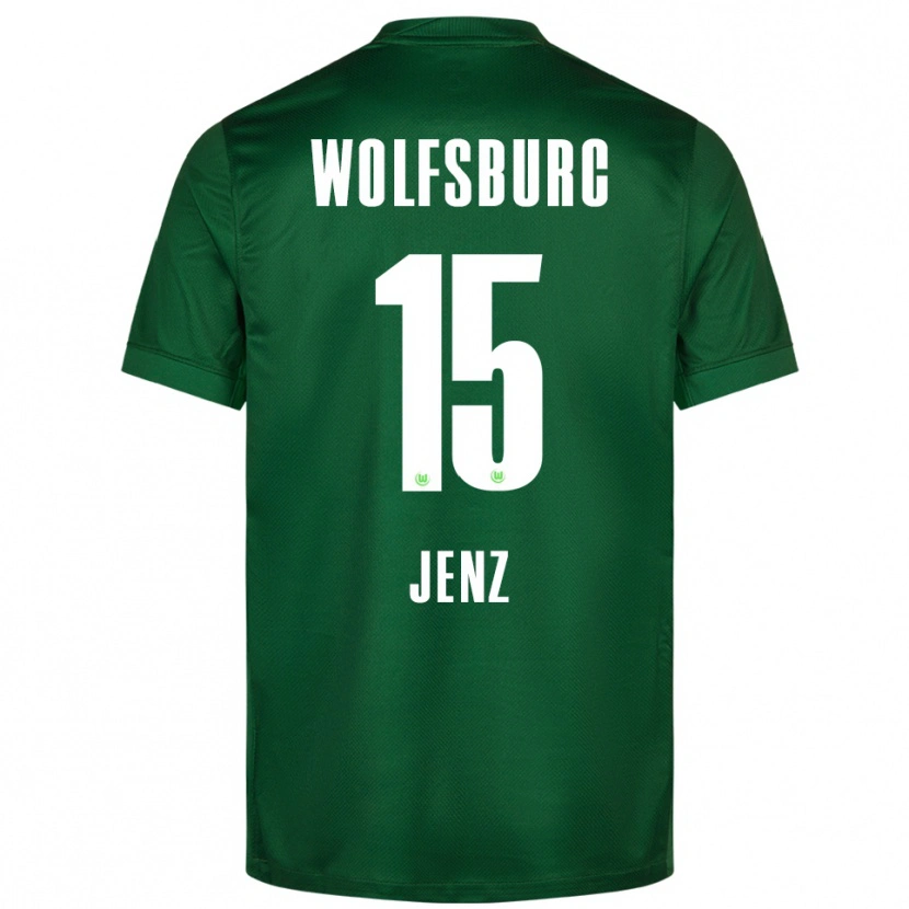 Danxen Hombre Camiseta Moritz Jenz #15 Verde Blanco 1ª Equipación 2025/26 La Camisa México