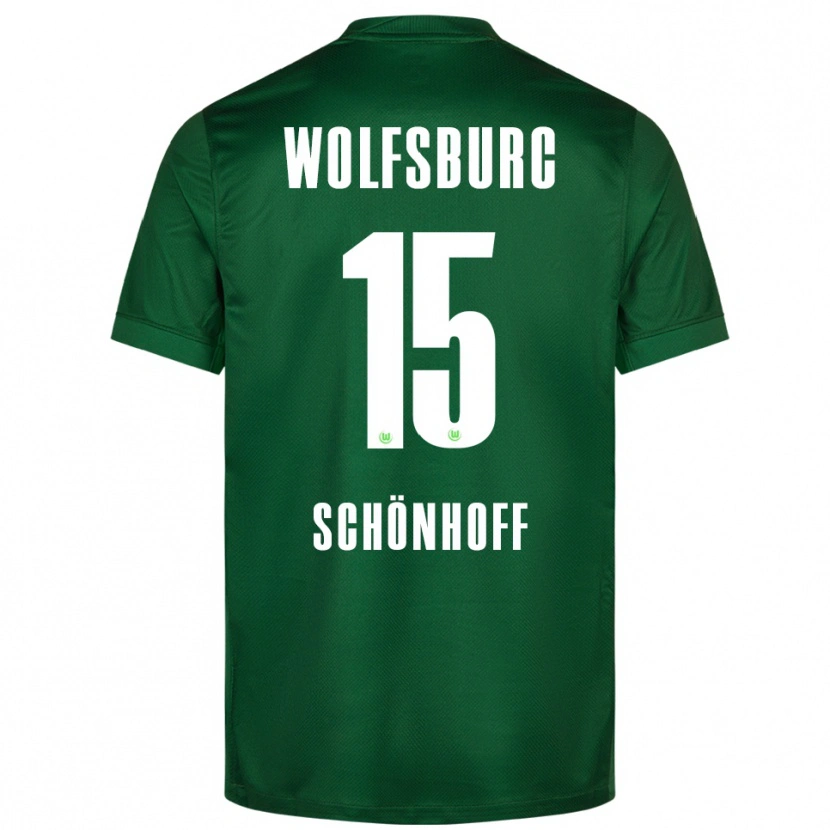Danxen Hombre Camiseta Henry Schönhoff #15 Verde Blanco 1ª Equipación 2025/26 La Camisa México