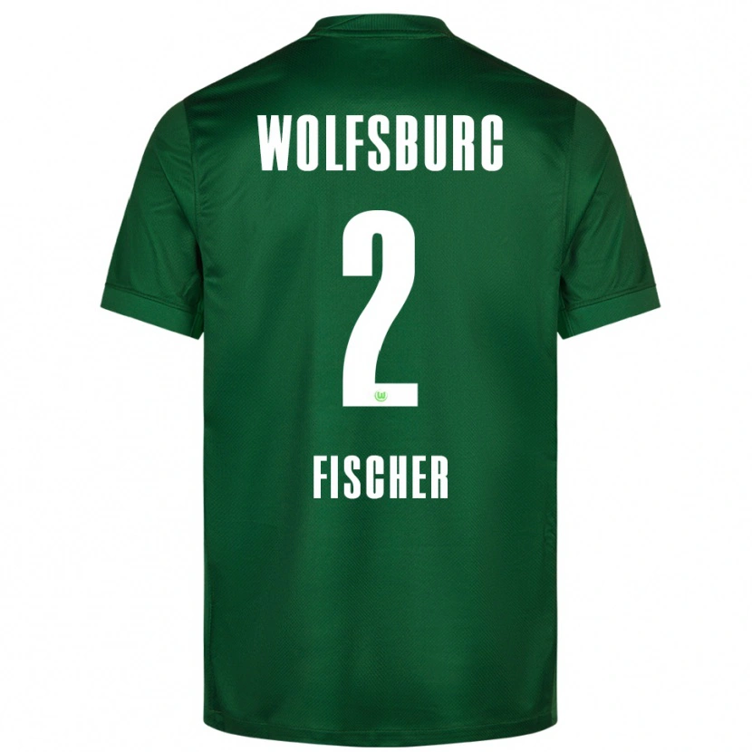 Danxen Hombre Camiseta Kilian Fischer #2 Verde Blanco 1ª Equipación 2025/26 La Camisa México