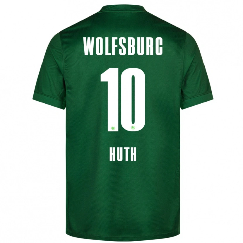Danxen Hombre Camiseta Svenja Huth #10 Verde Blanco 1ª Equipación 2025/26 La Camisa México