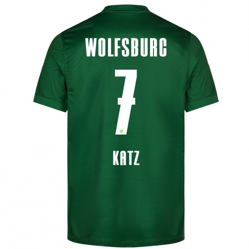 Danxen Hombre Camiseta Bruno Katz #7 Verde Blanco 1ª Equipación 2025/26 La Camisa México