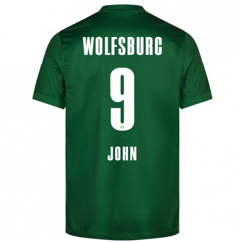 Danxen Hombre Camiseta Michael John #9 Verde Blanco 1ª Equipación 2025/26 La Camisa México