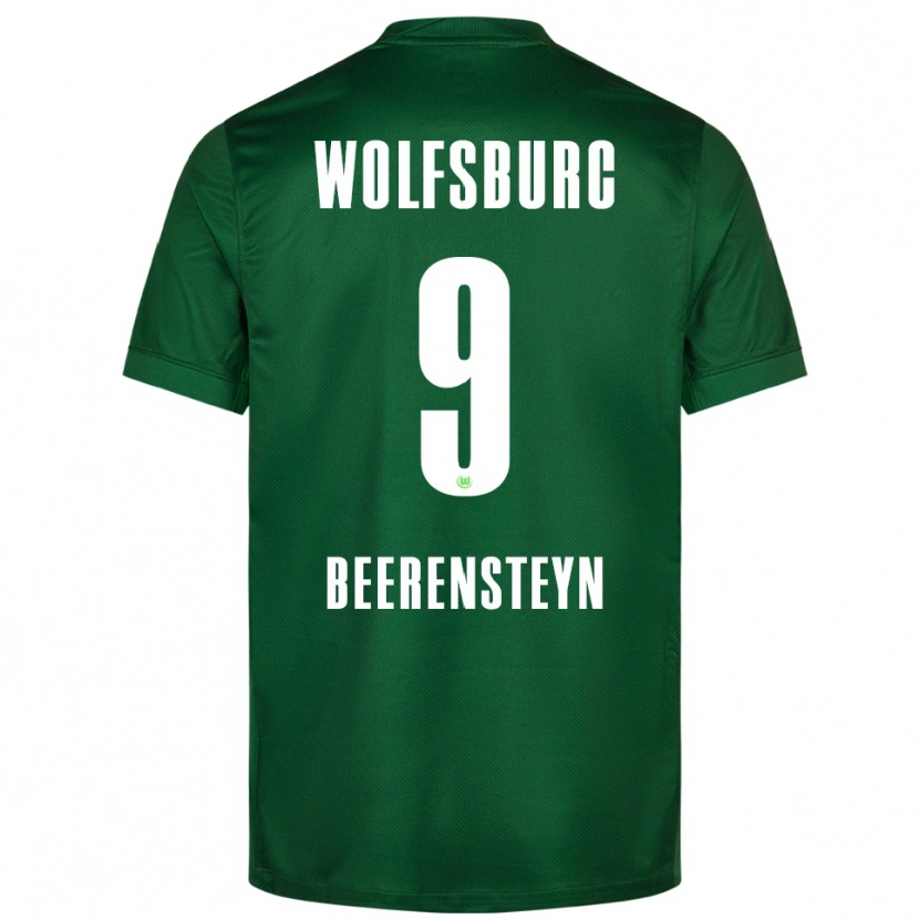 Danxen Hombre Camiseta Lineth Beerensteyn #9 Verde Blanco 1ª Equipación 2025/26 La Camisa México