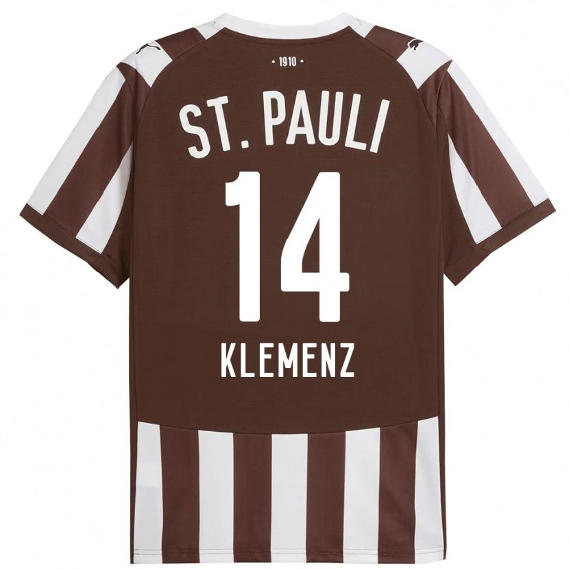 Danxen Hombre Camiseta Julian Klemenz #14 Café Blanco 1ª Equipación 2025/26 La Camisa México