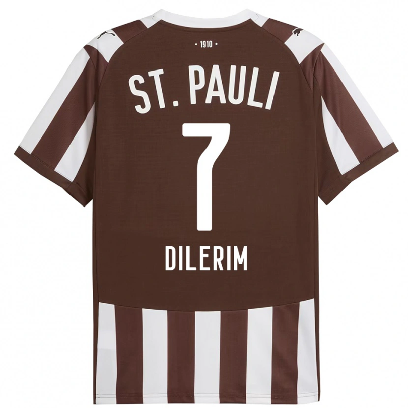 Danxen Hombre Camiseta Taylan Dilerim #7 Café Blanco 1ª Equipación 2025/26 La Camisa México