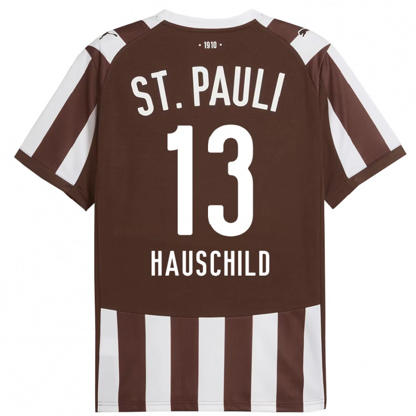 Danxen Hombre Camiseta Janice Hauschild #13 Café Blanco 1ª Equipación 2025/26 La Camisa México