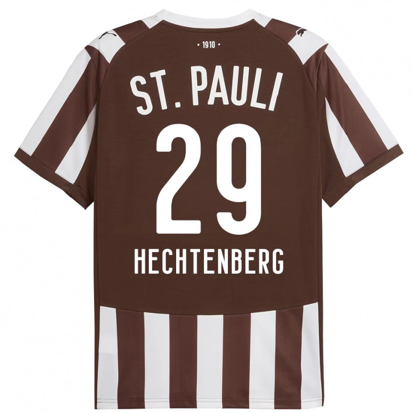 Danxen Hombre Camiseta Julia Hechtenberg #29 Café Blanco 1ª Equipación 2025/26 La Camisa México