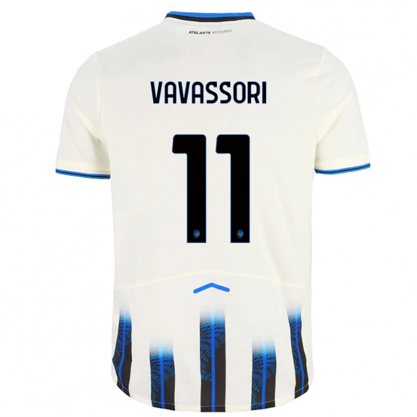 Danxen Hombre Camiseta Dominic Vavassori #11 Blanco Azul 2ª Equipación 2025/26 La Camisa México
