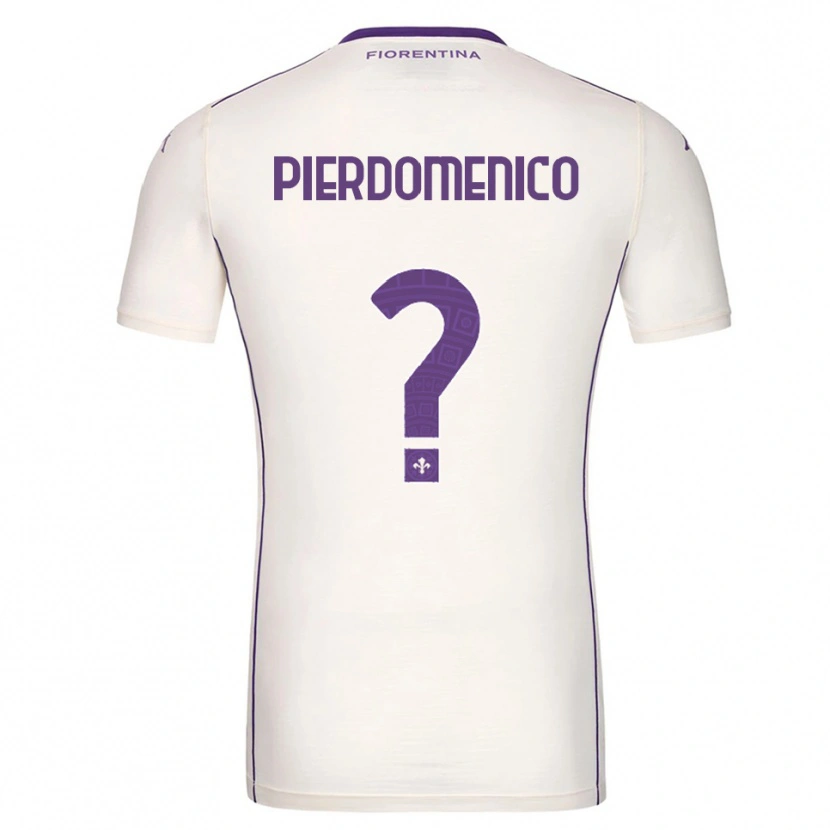 Danxen Hombre Camiseta Jacopo Di Pierdomenico #0 Blanco Púrpura Rojo 2ª Equipación 2025/26 La Camisa México