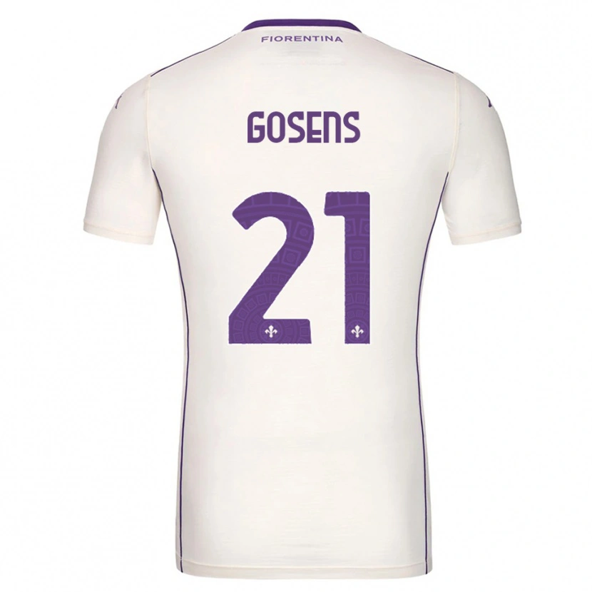 Danxen Hombre Camiseta Robin Gosens #21 Blanco Púrpura Rojo 2ª Equipación 2025/26 La Camisa México
