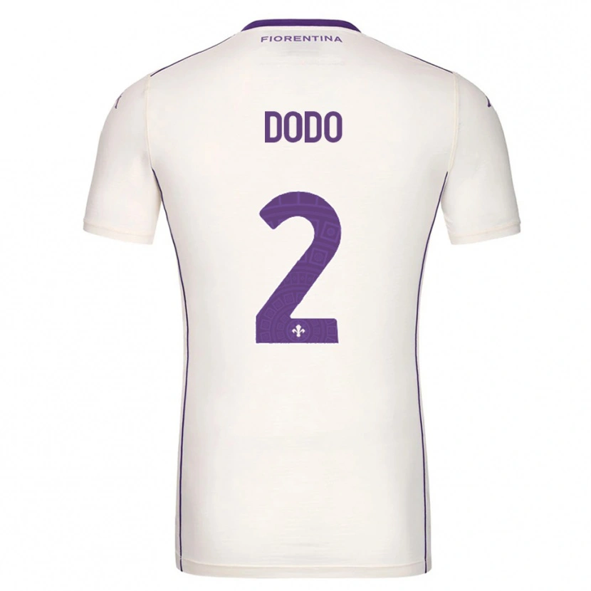 Danxen Hombre Camiseta Dodô #2 Blanco Púrpura Rojo 2ª Equipación 2025/26 La Camisa México