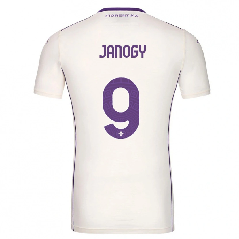 Danxen Hombre Camiseta Madelen Janogy #9 Blanco Púrpura Rojo 2ª Equipación 2025/26 La Camisa México