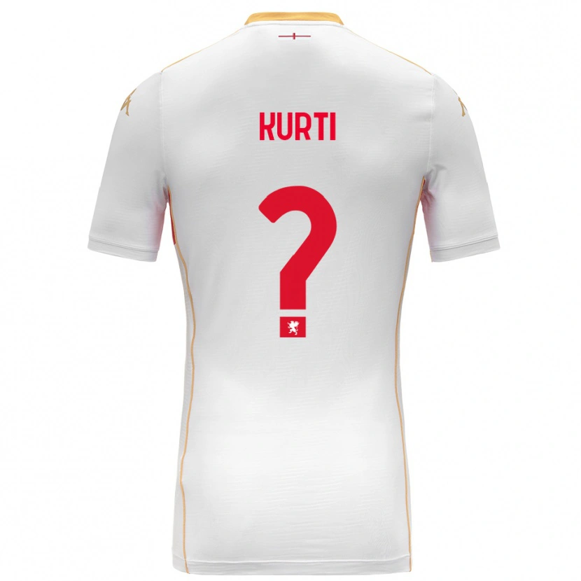 Danxen Hombre Camiseta Darli Kurti #0 Blanco Rojo 2ª Equipación 2025/26 La Camisa México