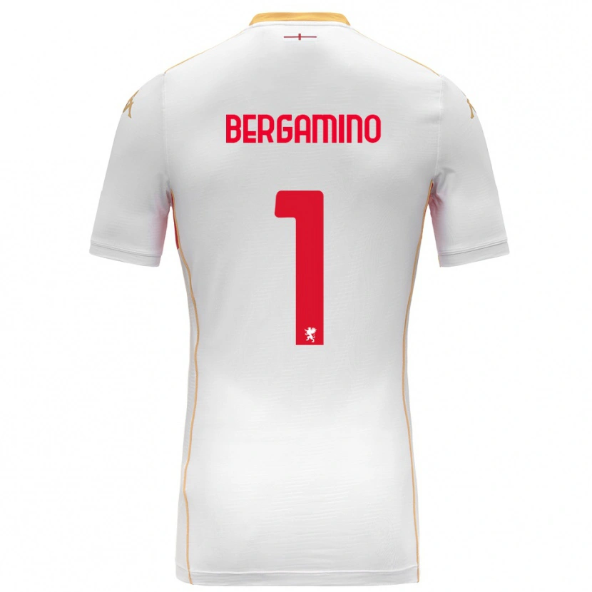 Danxen Hombre Camiseta Giovanni Bergamino #1 Blanco Rojo 2ª Equipación 2025/26 La Camisa México