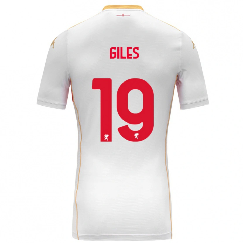 Danxen Hombre Camiseta Heidi Giles #19 Blanco Rojo 2ª Equipación 2025/26 La Camisa México
