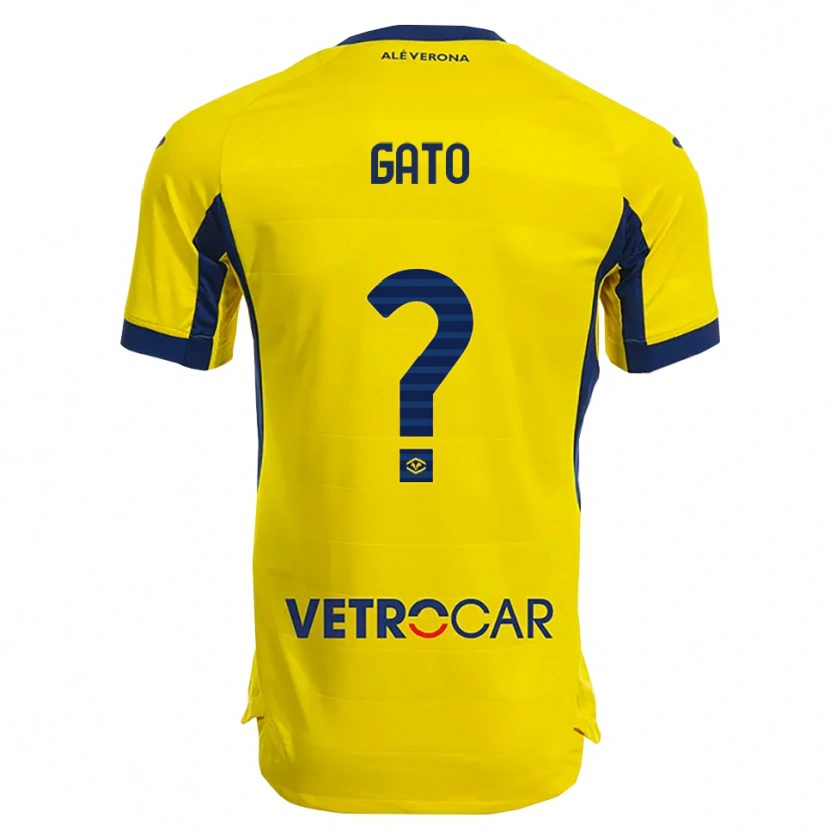 Danxen Hombre Camiseta Denzel Gato #0 Amarillo Marino 2ª Equipación 2025/26 La Camisa México