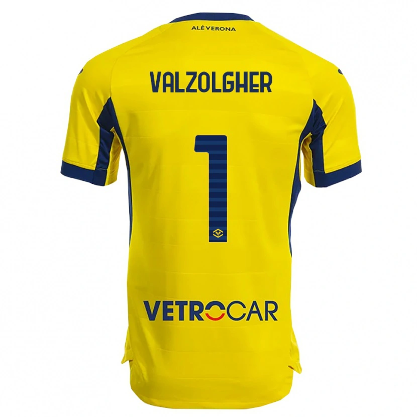 Danxen Hombre Camiseta Chiara Valzolgher #1 Amarillo Marino 2ª Equipación 2025/26 La Camisa México