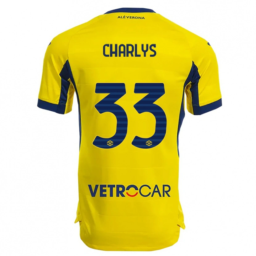 Danxen Hombre Camiseta Charlys #33 Amarillo Marino 2ª Equipación 2025/26 La Camisa México