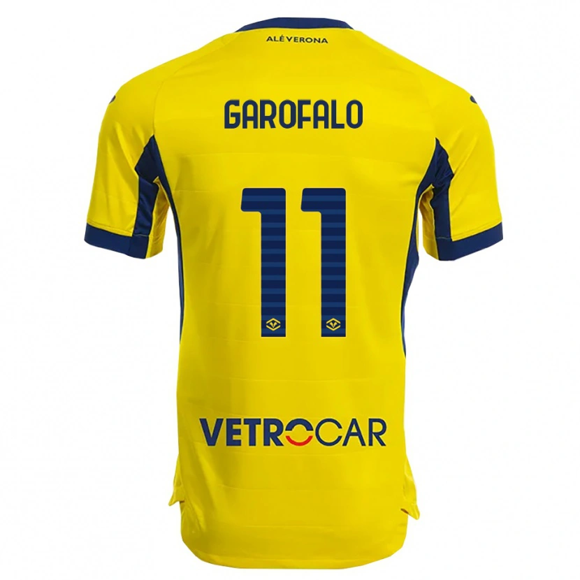 Danxen Hombre Camiseta Lorenzo Garofalo #11 Amarillo Marino 2ª Equipación 2025/26 La Camisa México