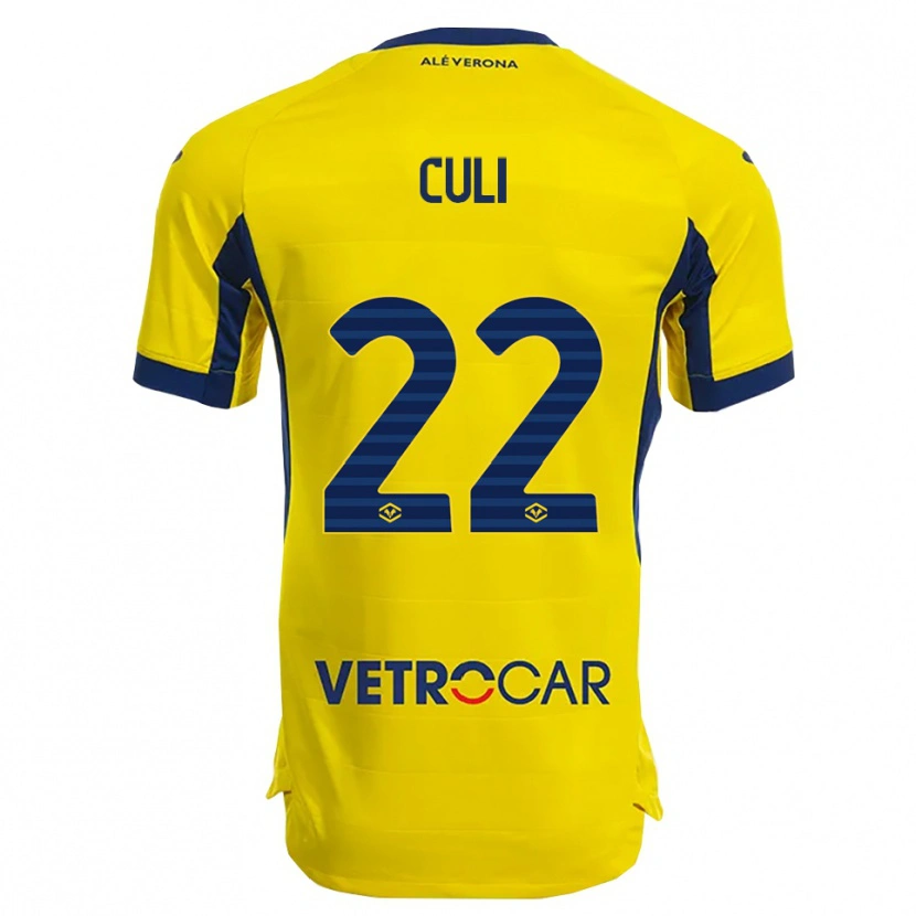 Danxen Hombre Camiseta Daniel Culi #22 Amarillo Marino 2ª Equipación 2025/26 La Camisa México