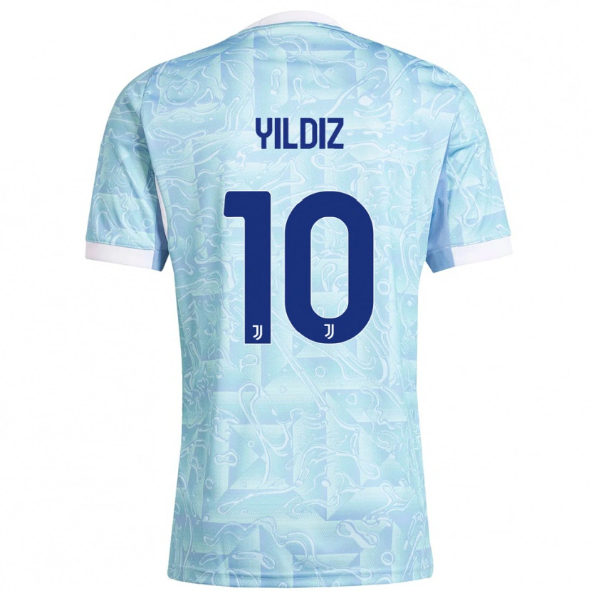 Danxen Hombre Camiseta Kenan Yıldız #10 Azul Cielo Amarillo 2ª Equipación 2025/26 La Camisa México