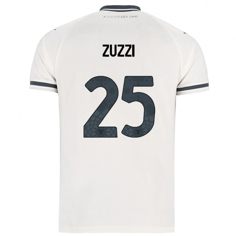 Danxen Hombre Camiseta Giorgia Zuzzi #25 Blanco Marino 2ª Equipación 2025/26 La Camisa México