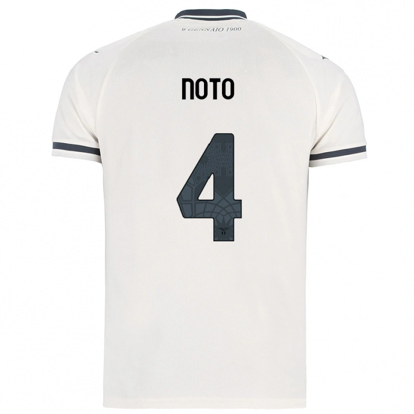 Danxen Hombre Camiseta Pierpaolo Noto #4 Blanco Marino 2ª Equipación 2025/26 La Camisa México