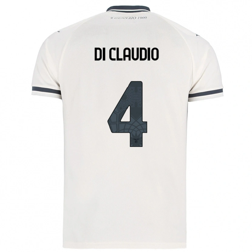 Danxen Hombre Camiseta Federico Di Claudio #4 Blanco Marino 2ª Equipación 2025/26 La Camisa México