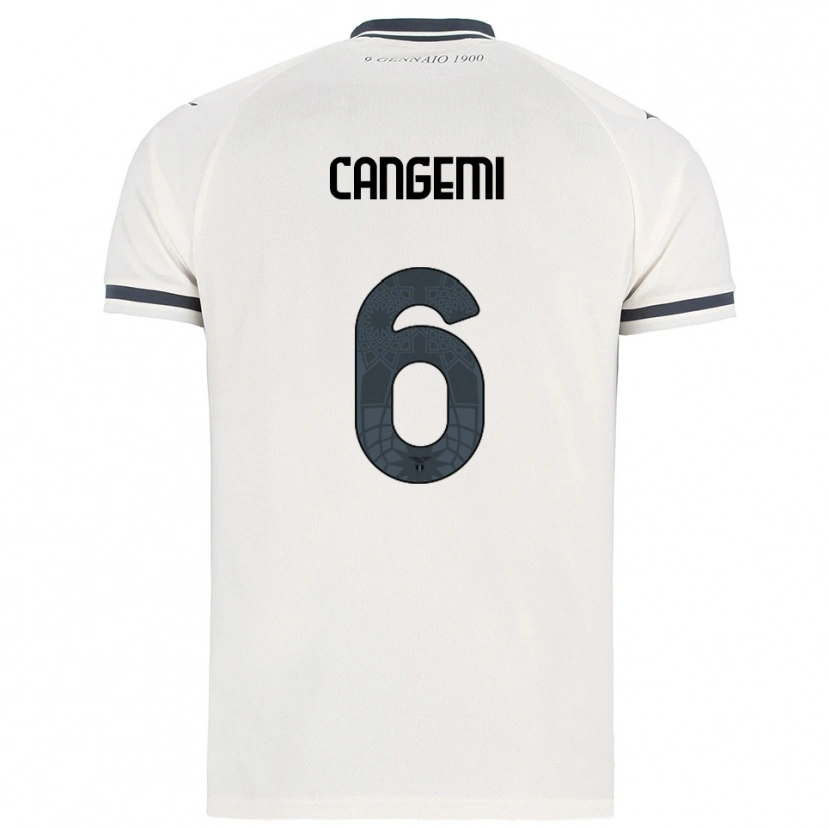 Danxen Hombre Camiseta Emanuele Cangemi #6 Blanco Marino 2ª Equipación 2025/26 La Camisa México