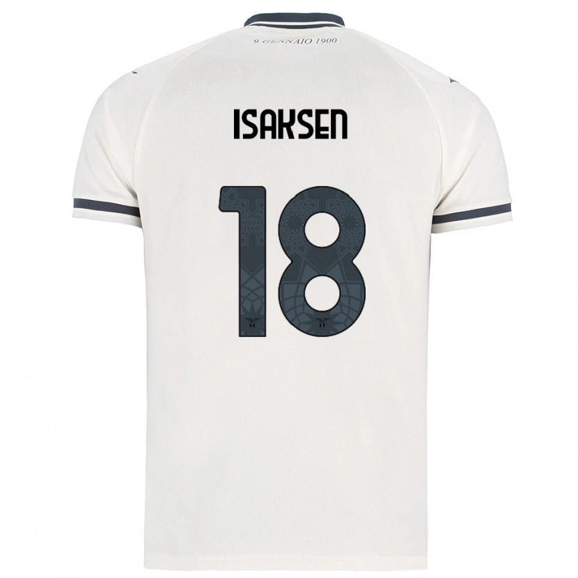 Danxen Hombre Camiseta Gustav Isaksen #18 Blanco Marino 2ª Equipación 2025/26 La Camisa México