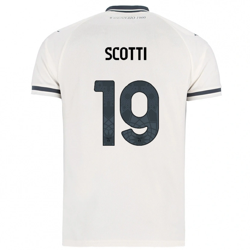 Danxen Hombre Camiseta Asia Scotti #19 Blanco Marino 2ª Equipación 2025/26 La Camisa México