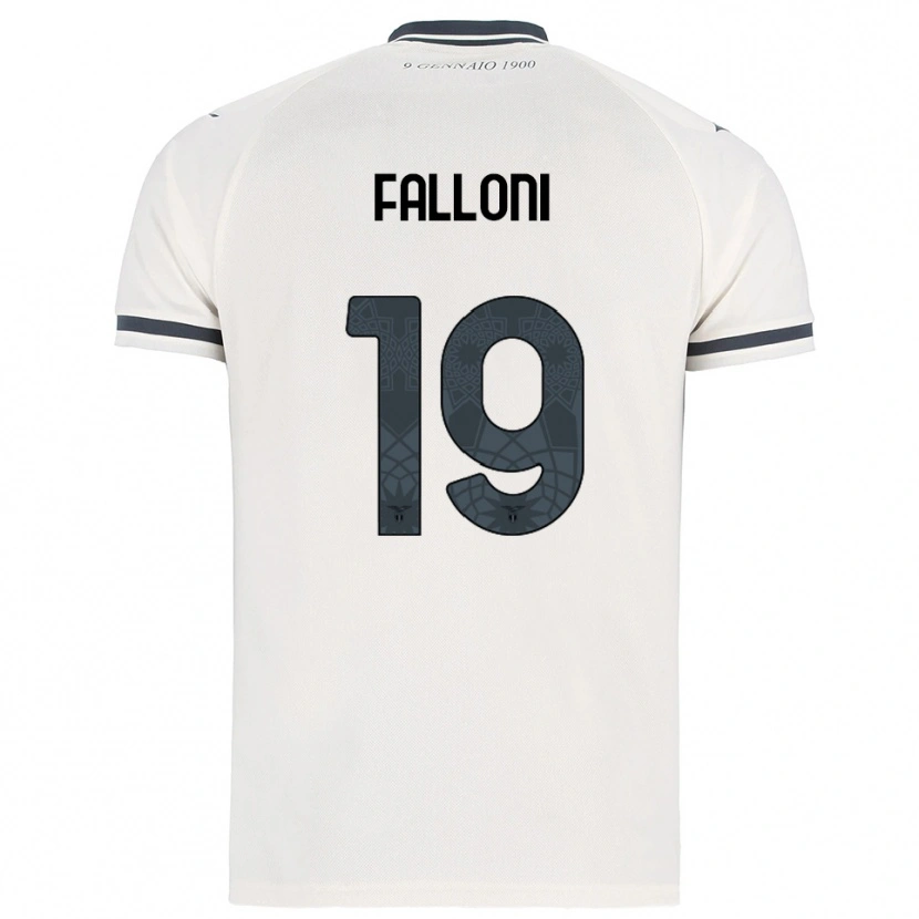 Danxen Hombre Camiseta Ludovica Falloni #19 Blanco Marino 2ª Equipación 2025/26 La Camisa México