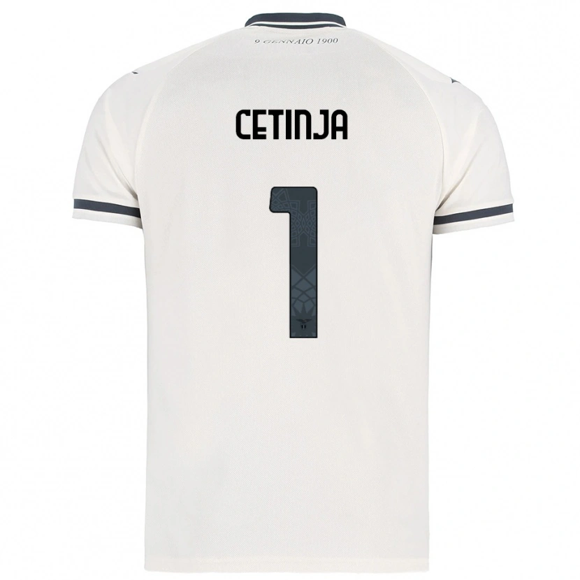 Danxen Hombre Camiseta Sara Cetinja #1 Blanco Marino 2ª Equipación 2025/26 La Camisa México