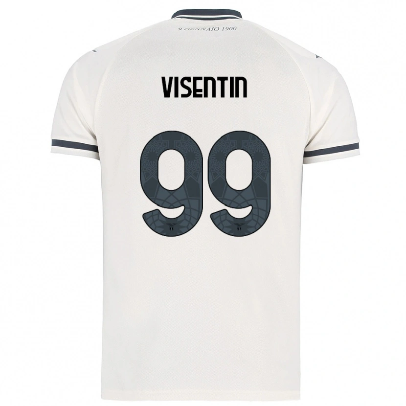 Danxen Hombre Camiseta Noemi Visentin #99 Blanco Marino 2ª Equipación 2025/26 La Camisa México